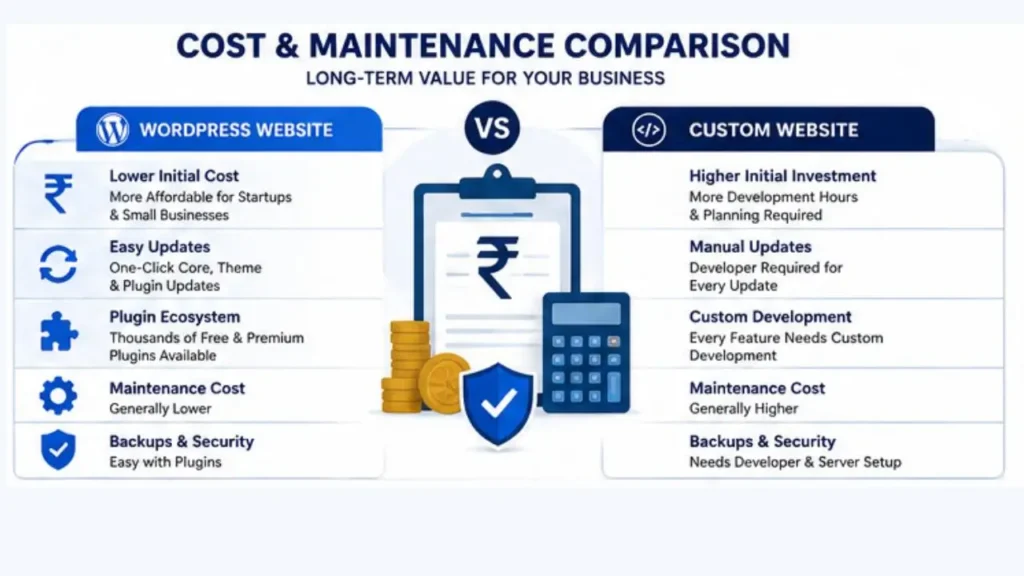WordPress vs Custom Website for Mumbai Businesses