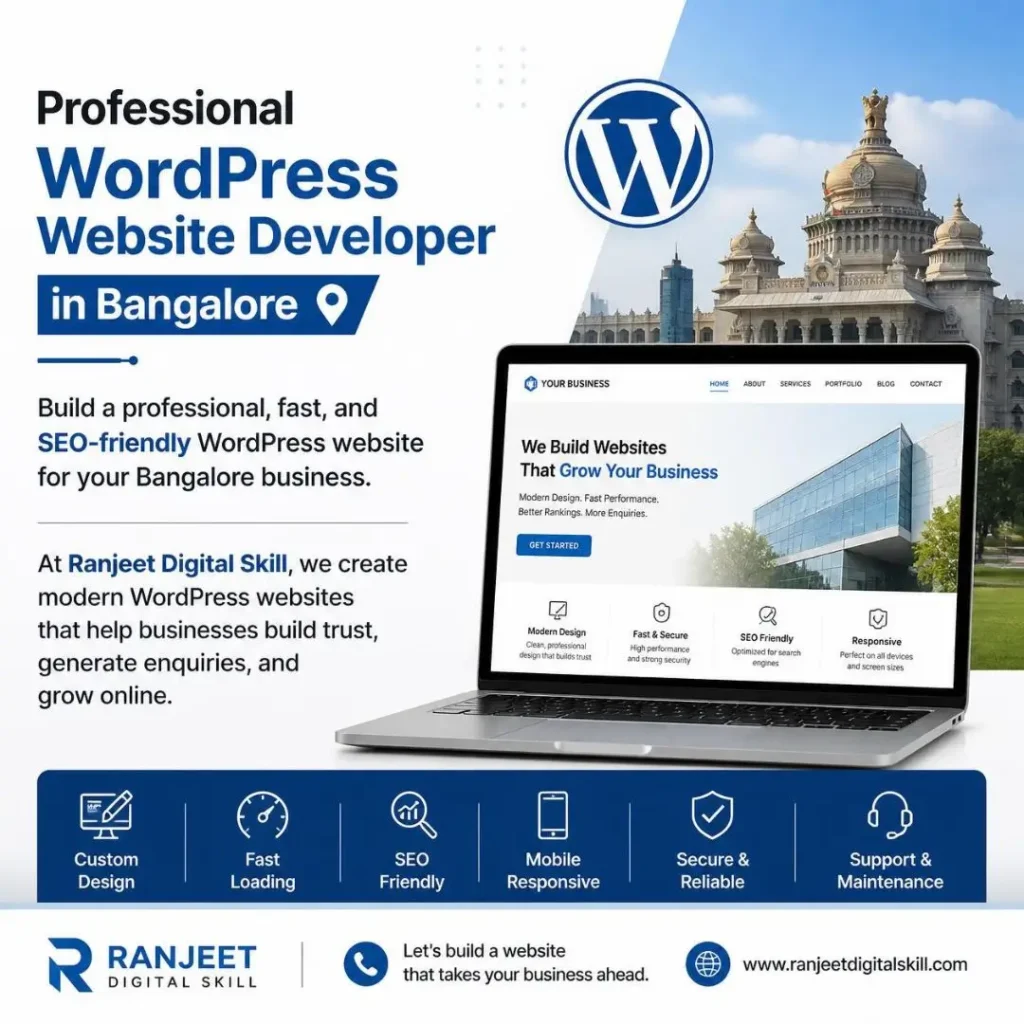 Professional WordPress Website Developer in Bangalore