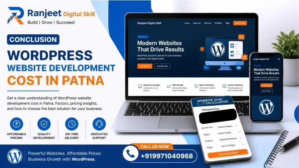 WordPress Website Development Cost in Patna