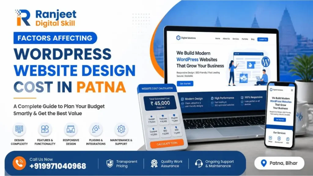 WordPress Website Development Cost in Patna